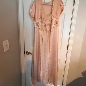 Vintage Christian Dior gown and robe
